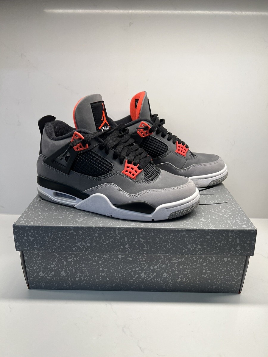 Size 7.5 - Air Jordan 4 Retro Infrared 2022 PRE-OWNED With  display picture 1