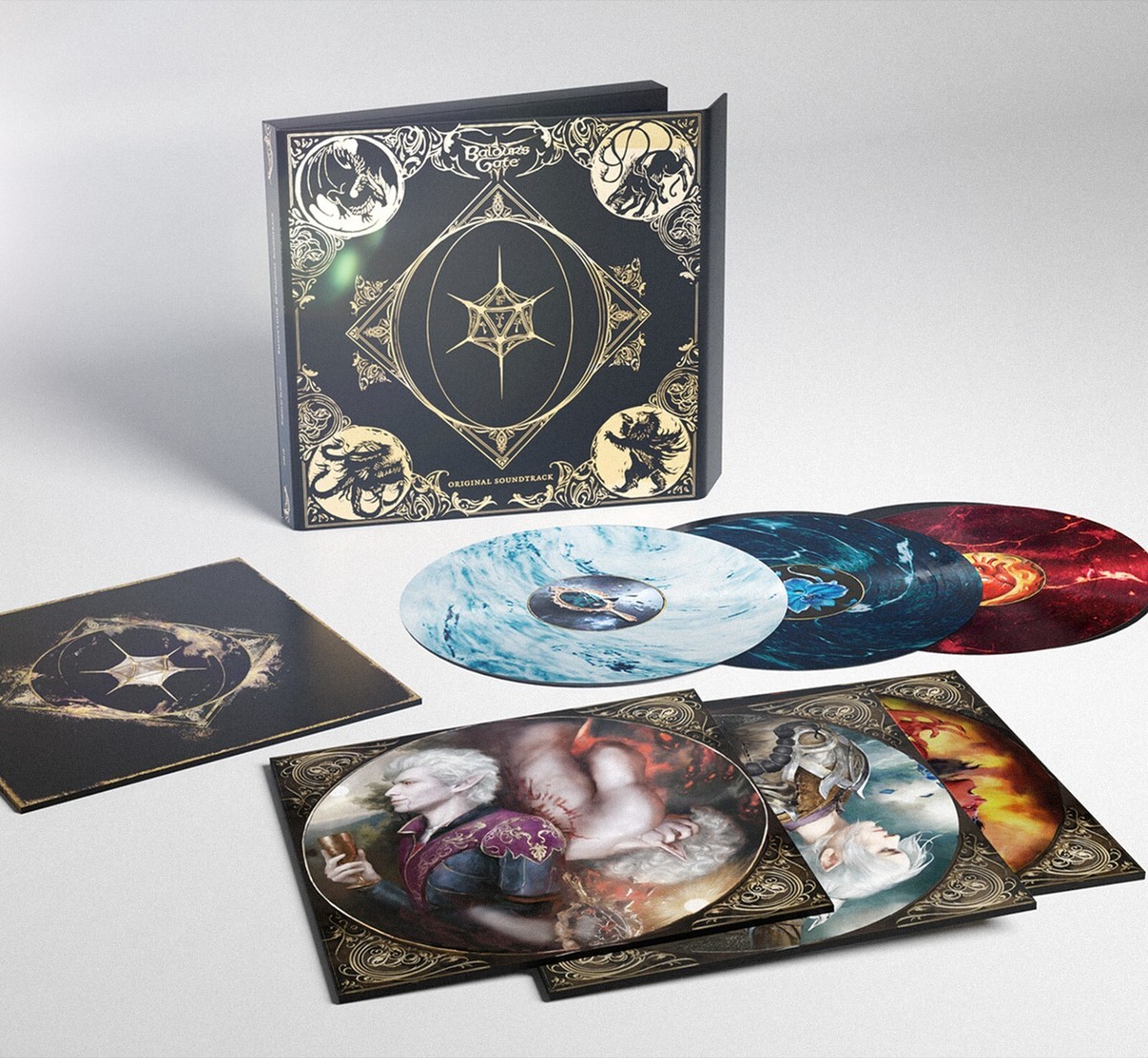 洋楽 Baldurs Gate 3 soundtrack Deluxe LP Baldur's Gate 3 Vinyl Video Game Soundtrack OST Limited