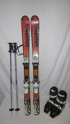Völkl ''Racetiger'' Ski Junior Allround Carver 120 cm + Ski Boots Size: 36 in Set