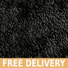 Faux Fur Fabric Black 60" Wide - Sold by Yard/Style 4L - Free Shipping