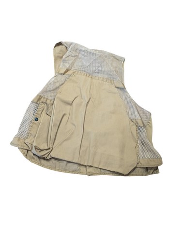 Vintage Rare Duxbak Canvas Twill Hunting Shooting Vest Khaki - Picture 6 of 6