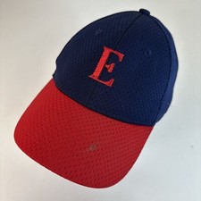 Unknown E Logo Youth Ball Cap Hat Adjustable Baseball Blue Red