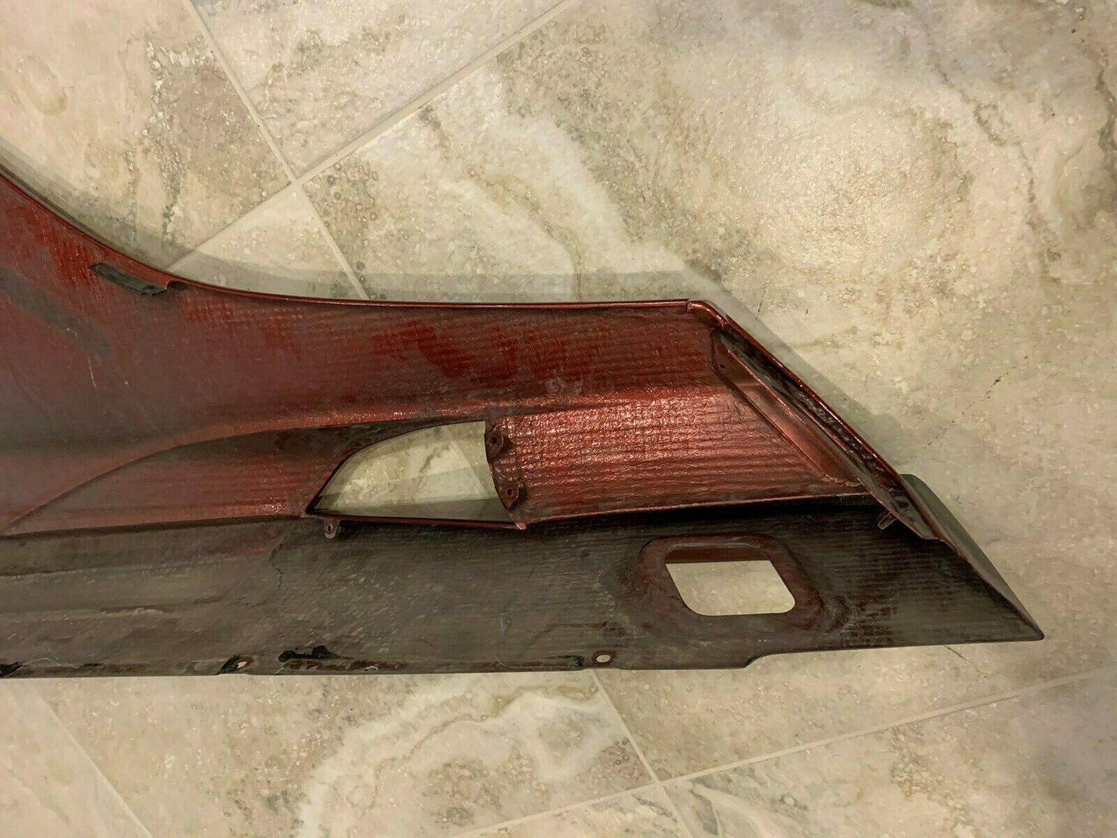 Mclaren 675LT Left Rocker Rear Body Panel & Door Skirt Carbon Fiber - OEM - NICE