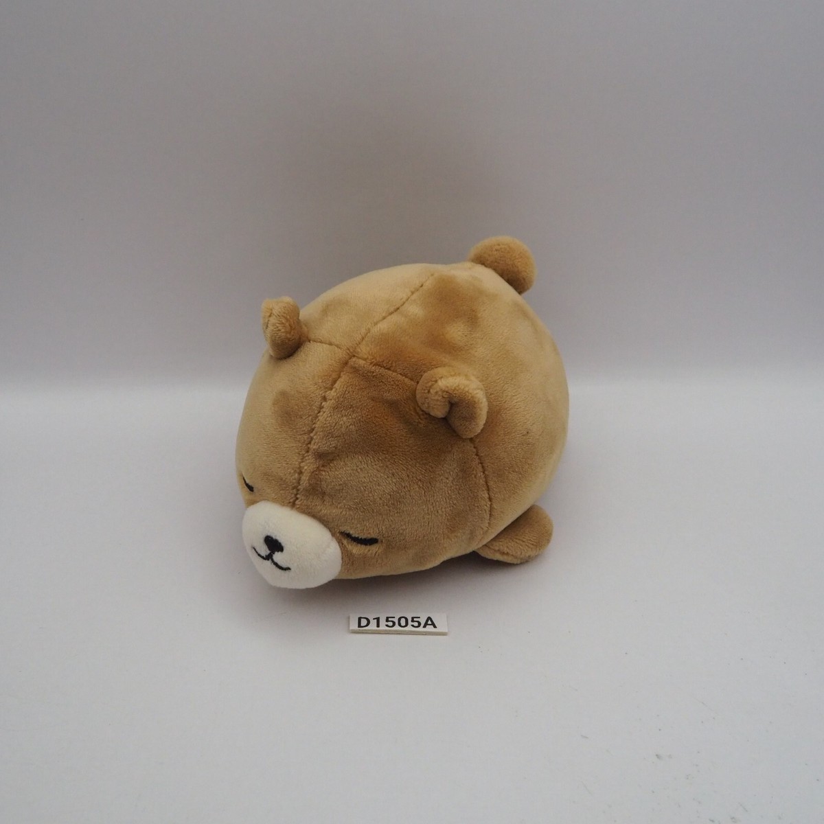 D1505A Brown Bear Sleeping LIV HEART Mochi Mocchi Soft Plush 5
