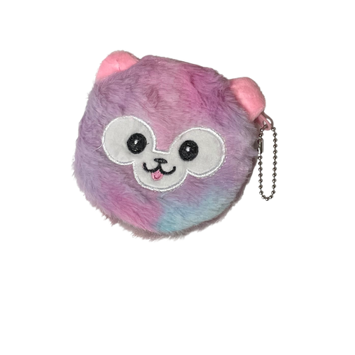 U-PICK Coin Purse Makeup Bag Pouch Keyring Party Favor Gift Glitter Animal Plush - Picture 15 of 28