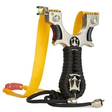 Hunting Slingshot Laser Aiming Target Pointer Professional Catapult Steel Ammo