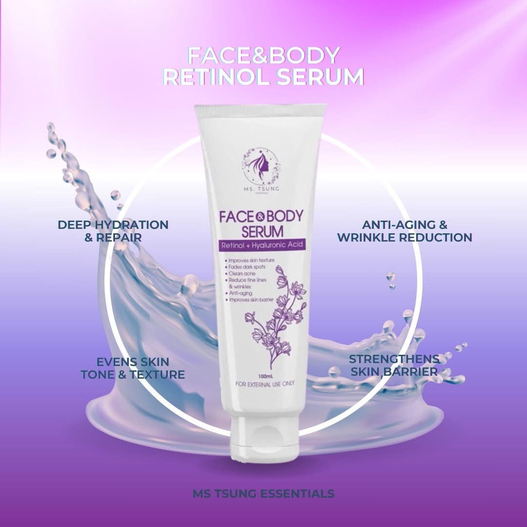 Ms. Tsung Essentials Retinol Face & Body Serum Lotion | eBay