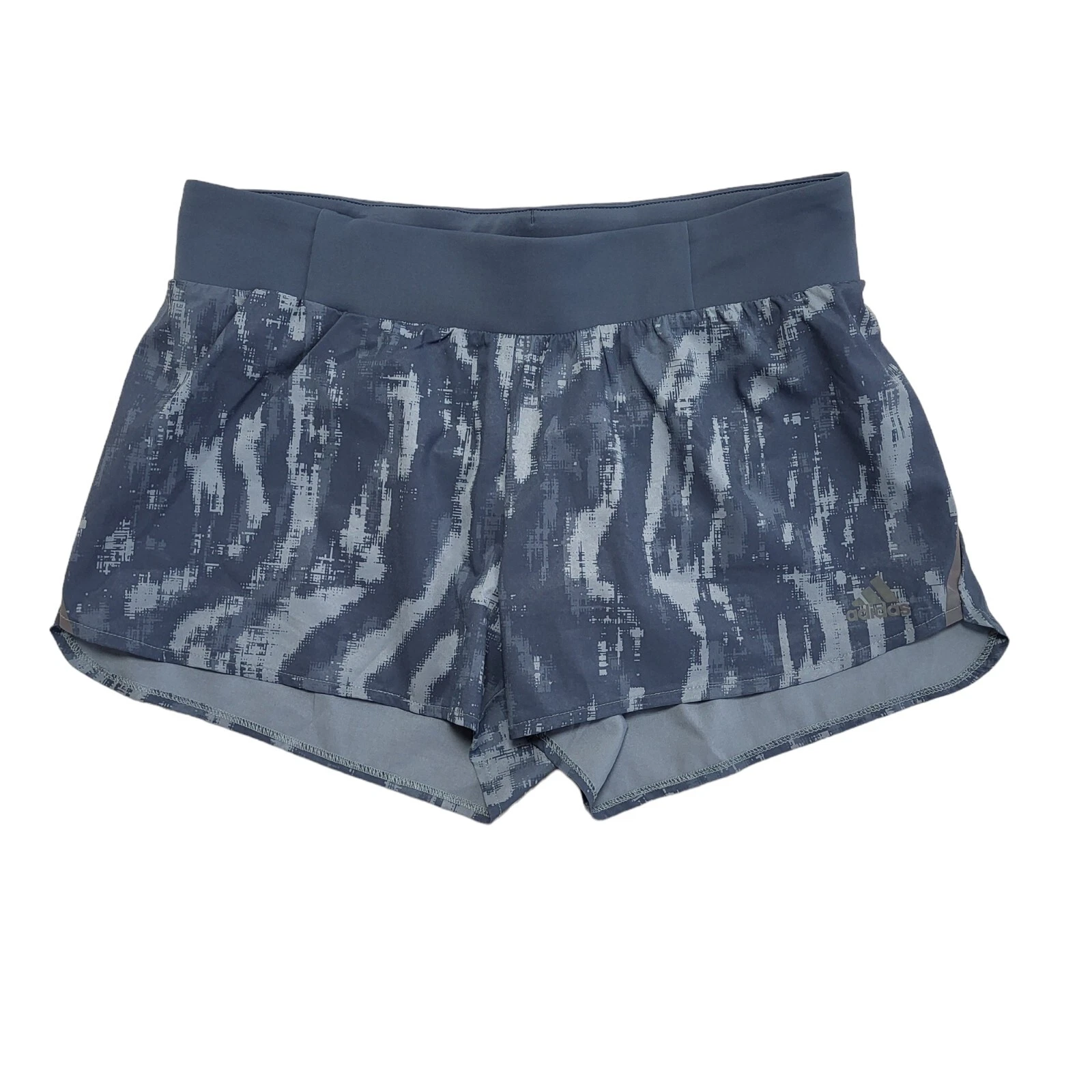 Adidas Pantaloncini Sportivi Blu Palestra Uk Donna Taglia S W26 CC741