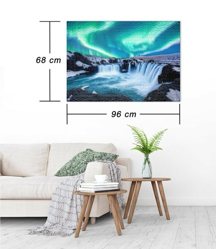 Puzzle ulmer ""elementi del nord"" aurora boreale Islanda 2000 pezzi puzzle - Foto 3 di 6