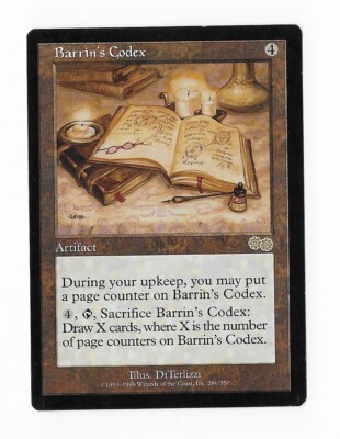MTG URZA'S SAGA BARRIN'S CODEX MP