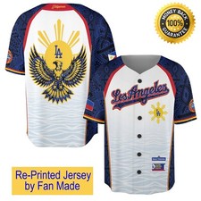 *Special* Dodgers Filipino Heritage Night Custom Baseball J.sey Giveaway 2025