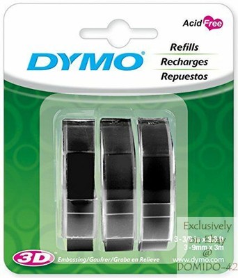 black labels with white print