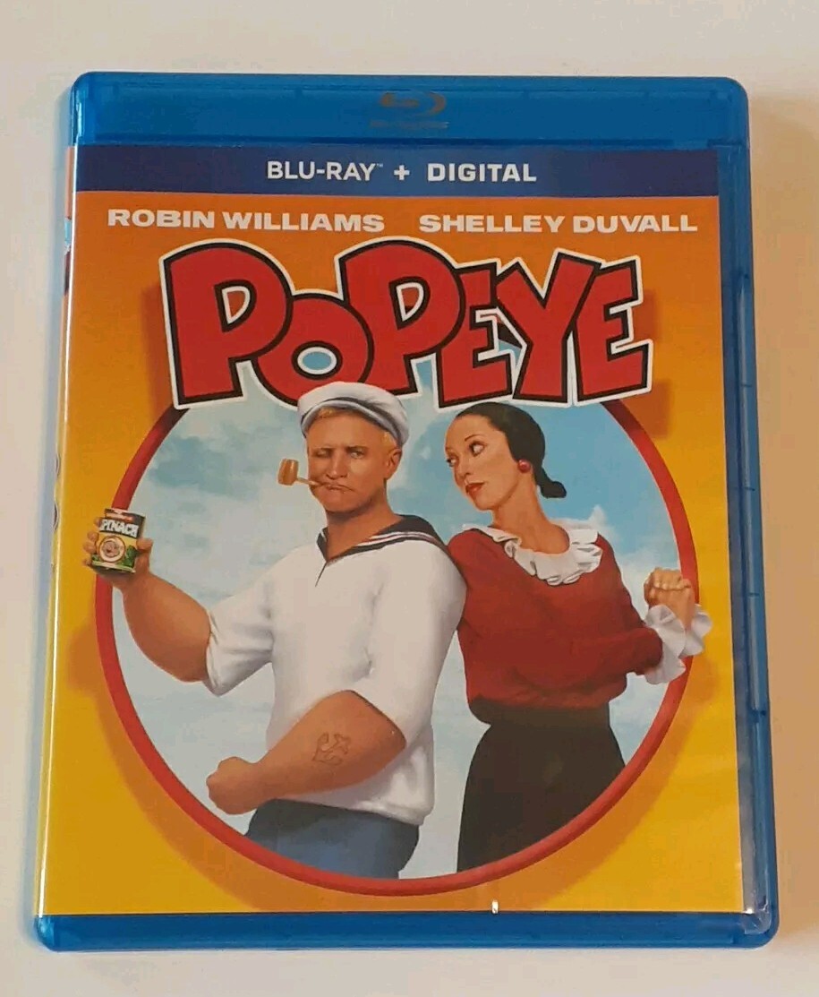 Popeye Blu-ray No Digital Robin Williams Shelley Duvall 1980