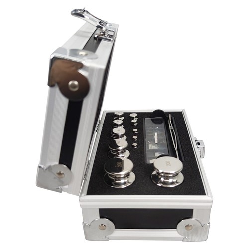 F1 Class Stainless Steel Calibration Weight Kit with Case and Tweezers 1mg-200g - Picture 10 of 18