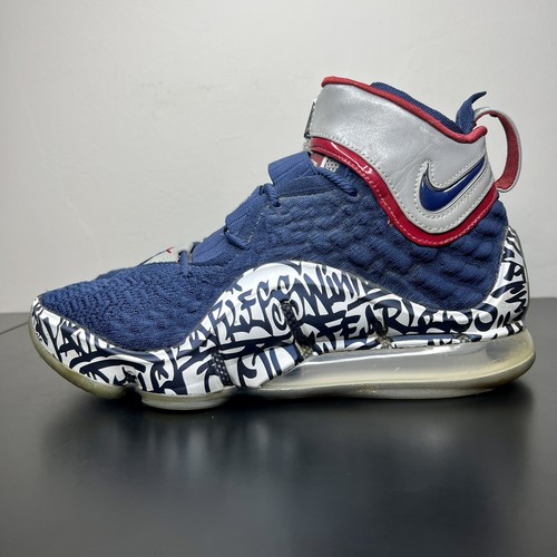 lebron 17 blue graffiti