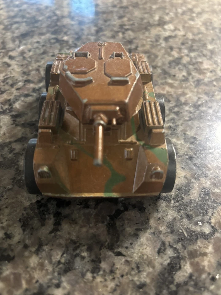 Vintage Military Tank Die-cast Tootsie Toy Armored Car Tank - Image 3 of 4