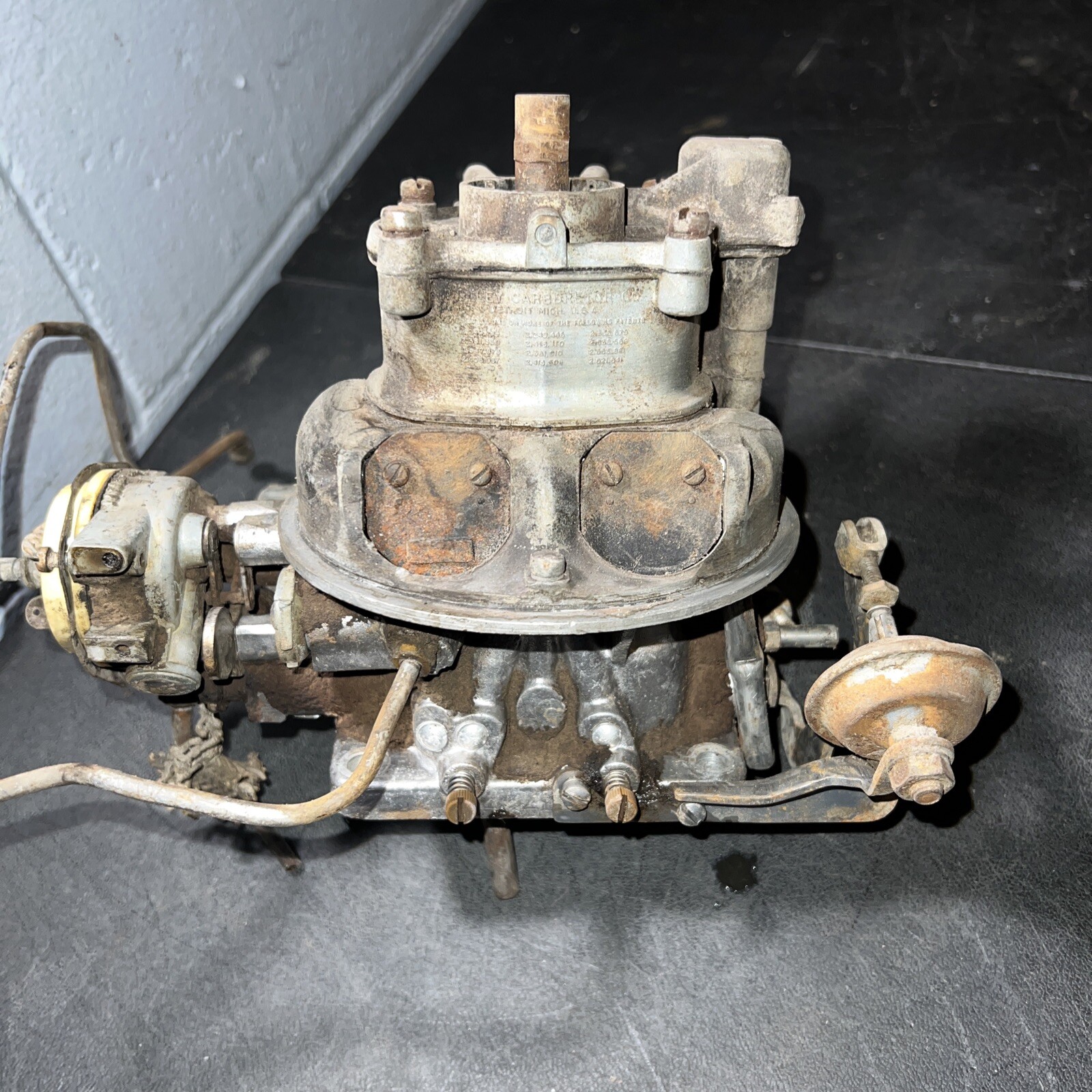 1956 Ford Thunderbird Holley 4000 Carburetor ECZ 9510 M List 1161 2 eBay