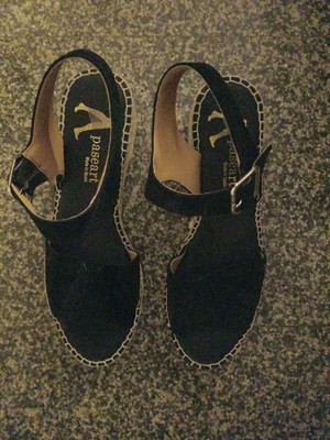 paseart suede wedges