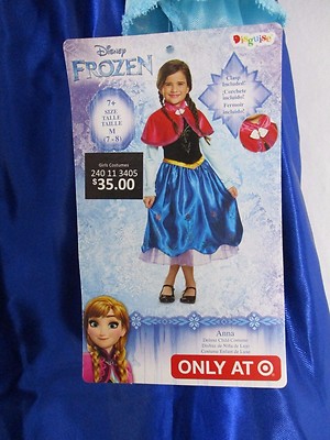 New Disney Frozen Anna Costume Dress Blue Halloween Cosplay Cape Girls M HA8d | eBay New Disney Frozen Anna Costume Dress Blue Halloween Cosplay Cape Girls M HA8d | eBay