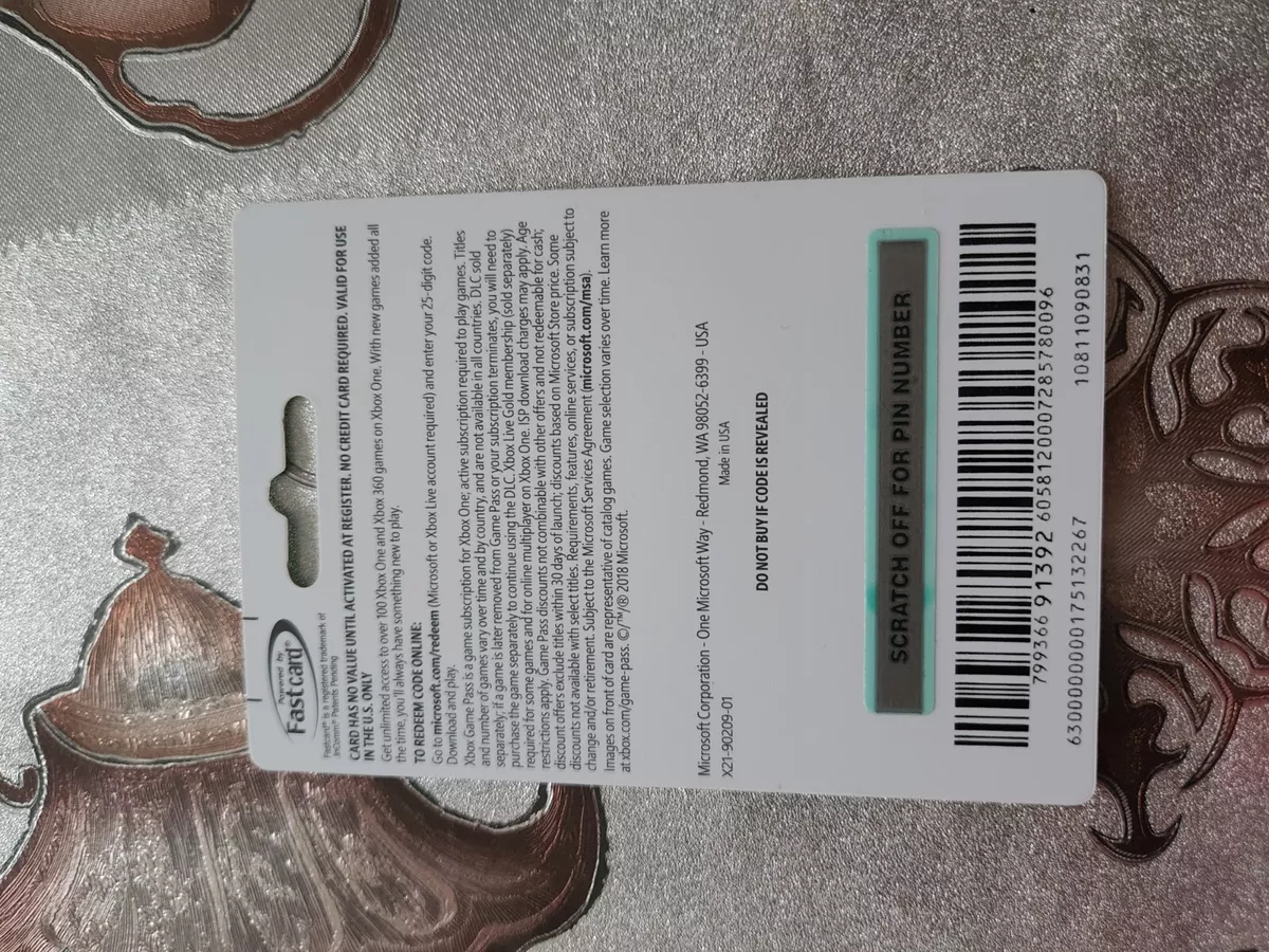 Xbox Game Pass 3 Months Membership CODE USA FOR NEW OR EXISTING