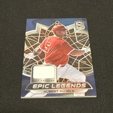 2021 Panini Spectra - Epic Legends Mem Albert Pujols #EL-AP Hyper Prizm /75