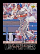 1993 Upper Deck #R9 Cecil Fielder Reggie Jackson's Clutch Performers Detroit