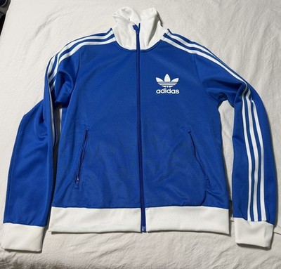 adidas Zip Collar Slim Fit Long Sleeve Jacket size S 