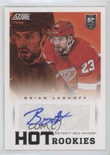 2013-14 Score Hot Rookies Signatures Brian Lashoff #635 Auto 0a7