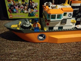 LEGO City 60062 Arctic Icebreaker Complete No Box Or Manuals