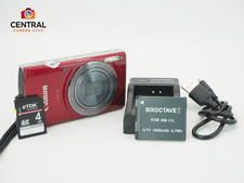 N MINT Canon IXY 150 PowerShot ELPH 160 20.0 MP Digital Camera, Red