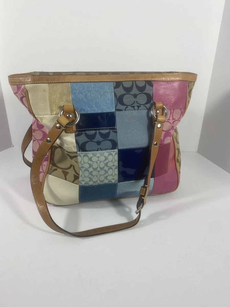 Coach Patchwork Shoulder Bag Large Bags & Handbags for Women for