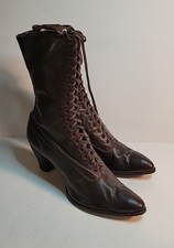 Victorian/Edwardian Period Lady's Boots Dark Brown
