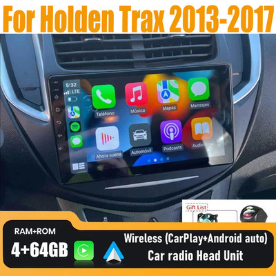 9''Wireless Carplay Android Auto Head Unit Upgrade Kit For Holden Trax 2013-2017