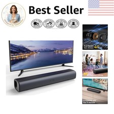 17-Inch Bluetooth Sound Bar for Smart TV Wall Mountable with Bass Reflector