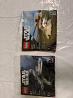 SEALED LEGO Star Wars Polybags 30654 X-Wing Starfighter and 30680 AAT.