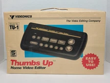 Vtg 1992 Videonics Thumbs Up Home Video Editor Model TU-1 w/ Original Box Etc.