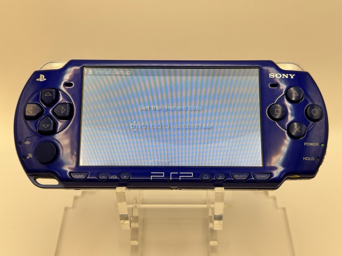 Sony PSP-2000 Metallic Blue Console Only Japan Ver. Tested With