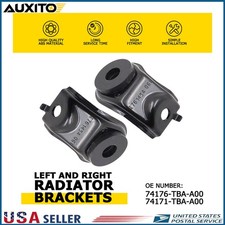 For 2016 2017 2018 2019 2020 2021 Honda Civic Radiator Upper Mount Bracket 2Pcs