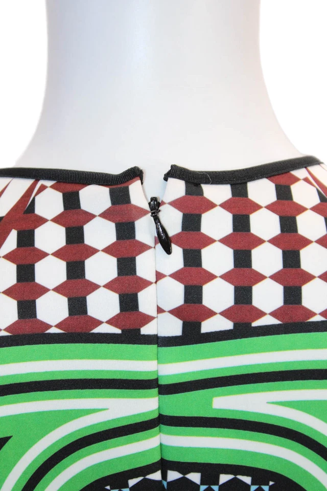 Vestido para mujer Clover Canyon estampado cuello redondo sin mangas multicolor talla M Foto 4 de 4