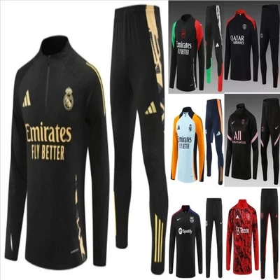 2PCS Tracksuit Sportswear Adult/Kids Jumper Training Set Tops+Pants Boy's Gifts#