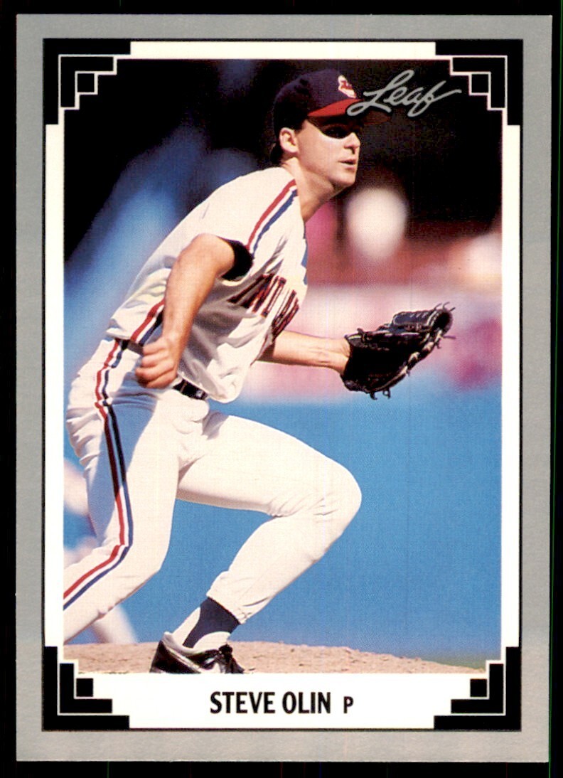 1991 Leaf Steve Olin Baseball Cards #94