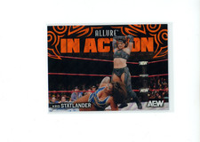 2026 Upper Deck Allure AEW Kris Statlander #93 In Action Orange Slice