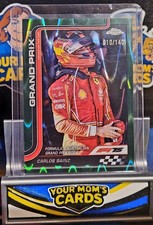 2025 Topps Chrome Formula 1 F1 Carlos Sainz #124 Forest Green Raywave /140