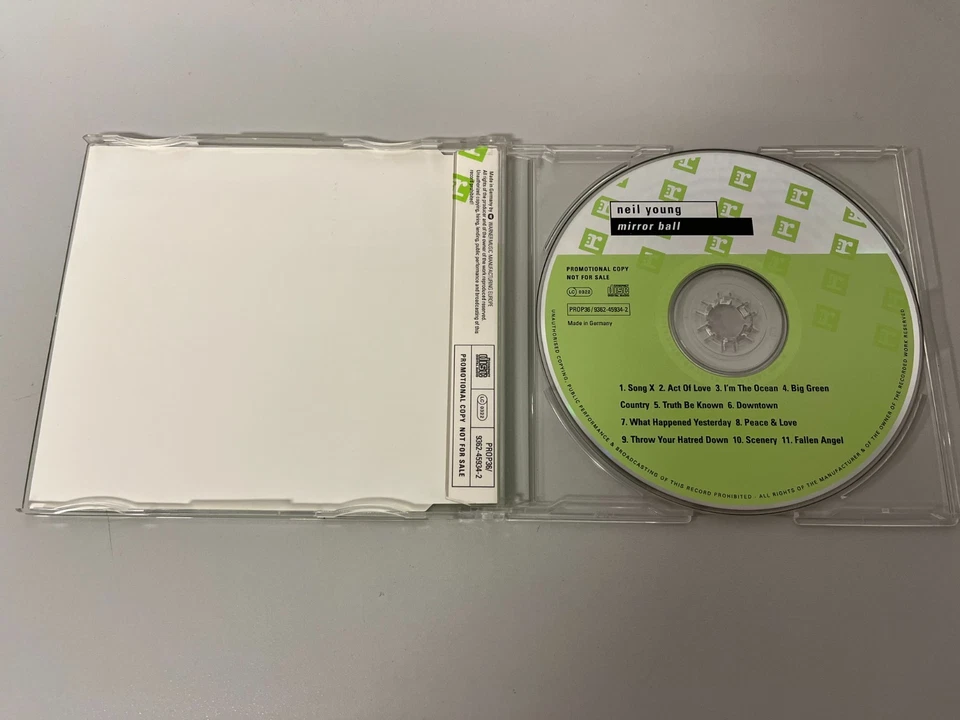 Neil Young – Mirror Ball - Promo CD © 1995 (PROP36) - Bild 2 von 2