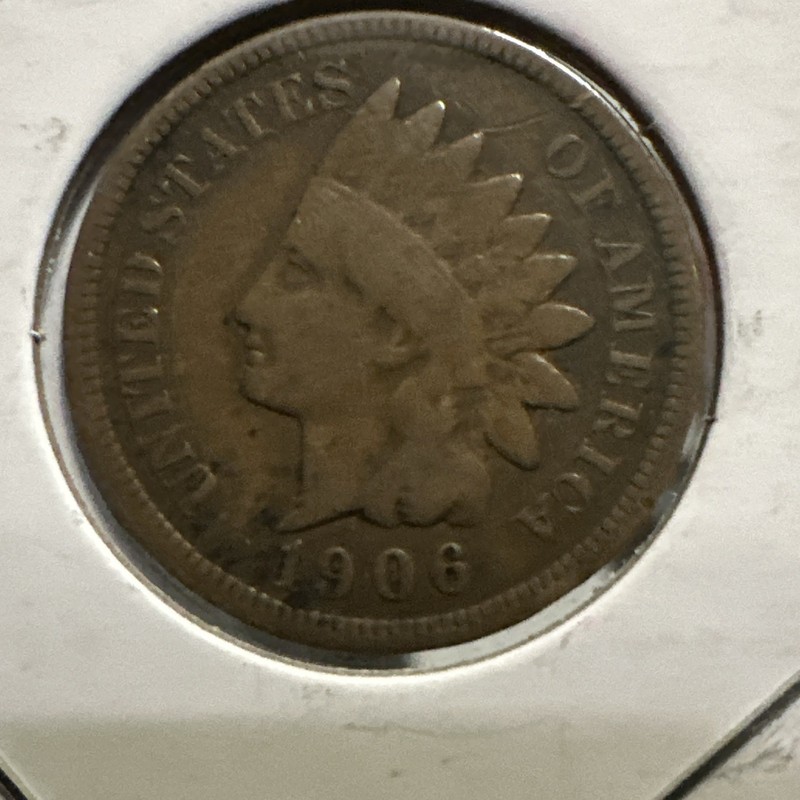 1906 Indian Head Small Cent 1C Philadelphia Business Strike BN Bronze Circulated