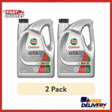 (2 pack) Castrol GTX Full Synthetic 5W-20 Motor Oil, 5 Quarts 42.39 per gallon