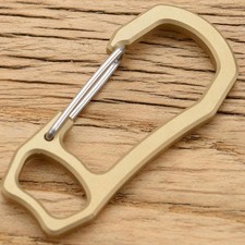 Brass Keychain Carabiner, Outdoor Camping Keychain Hook