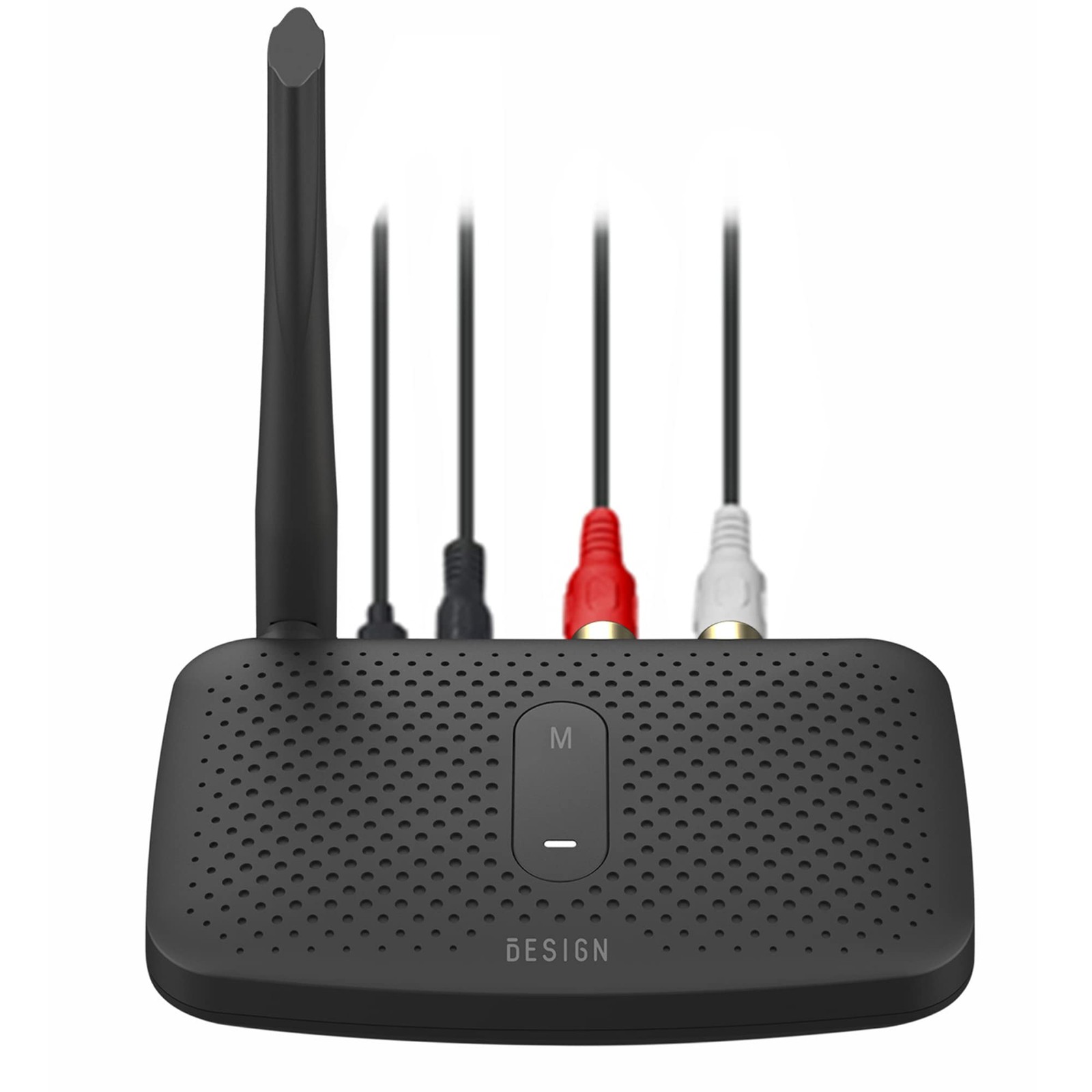 BE-RCA Pro Long Range Bluetooth Adapter for Wireless Music Streaming in Black