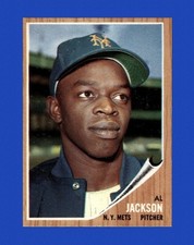 Near-Mint++ 1962 Al Jackson Topps Rookie Baseball Card #464/New York Mets. rookie card picture