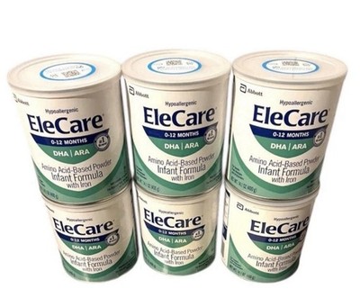 Elecare Infant Baby Formula 6 Cans Brand New Exp Dec 2026